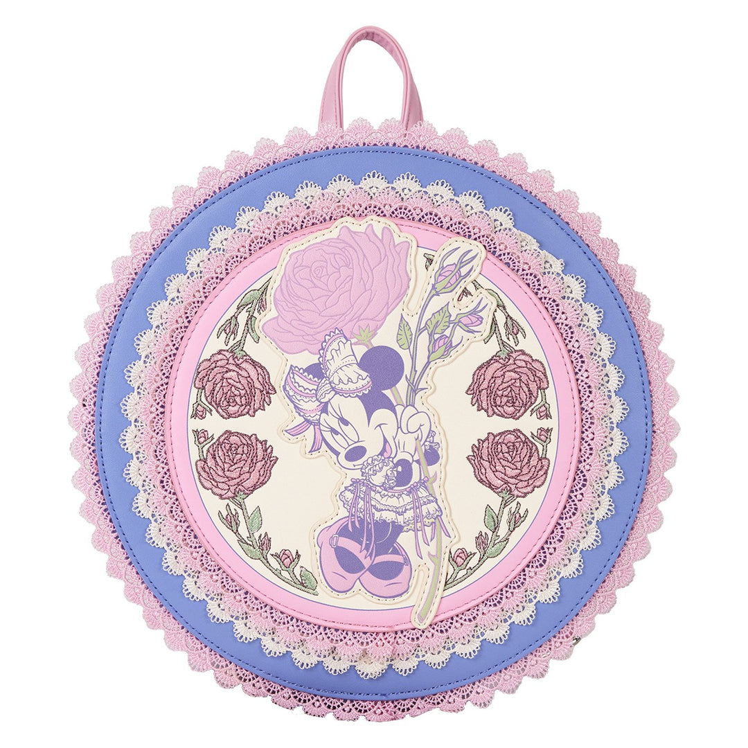 Loungefly Disney Minnie Floral and Lace Mini Backpack