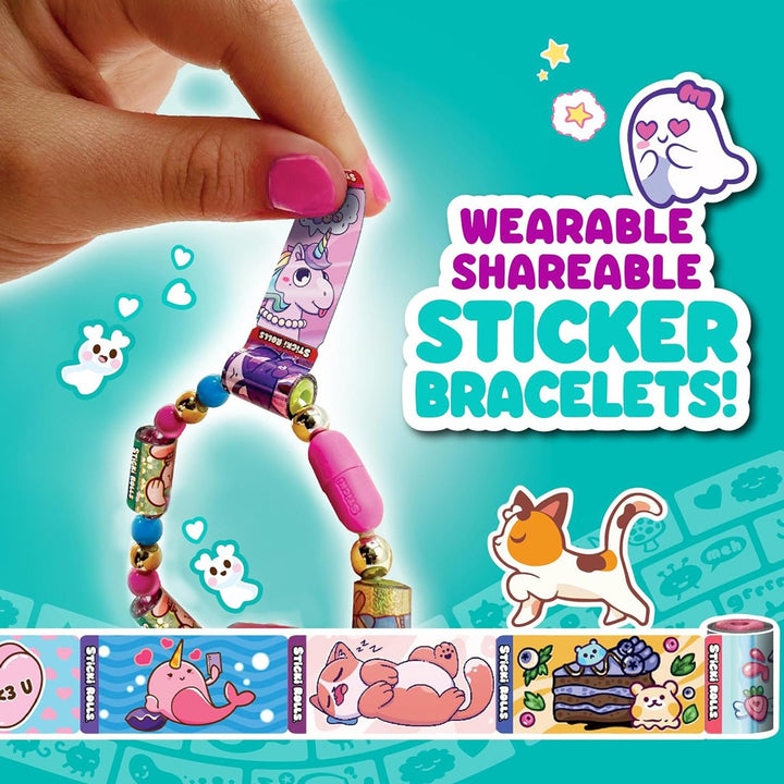Sticki Rolls Sticker Mystery Blind Capsule Bracelet