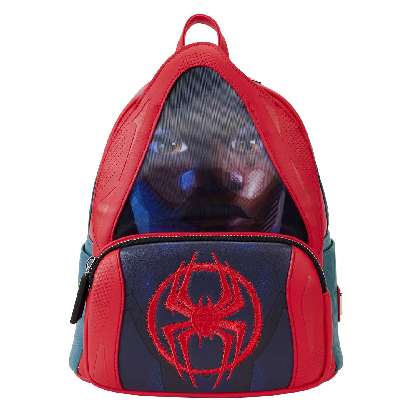 Loungefly Marvel Spiderverse Miles Morales Hoody Cosplay Mini Backpack - Front