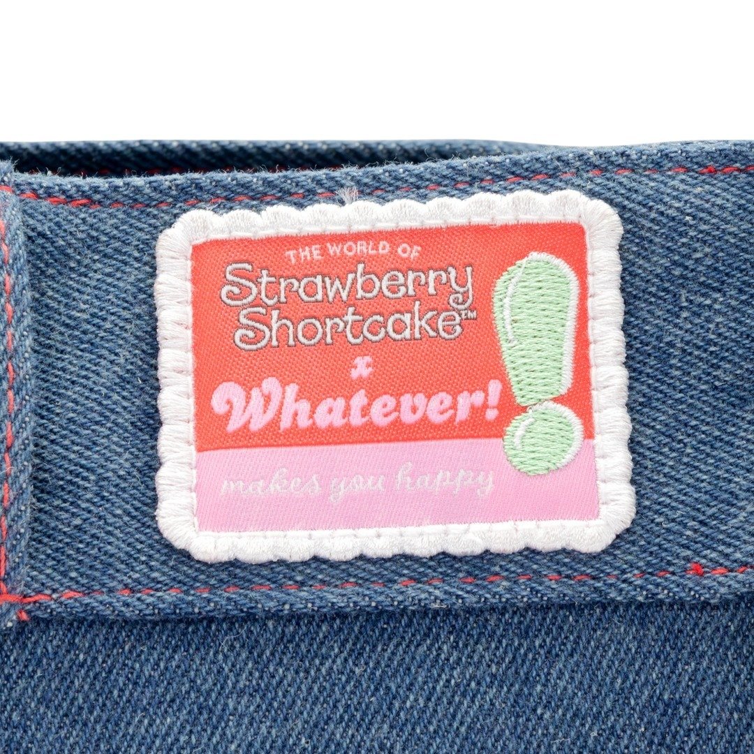 Whatever Makes You Happy Strawberry Shortcake Denim Tote Bag