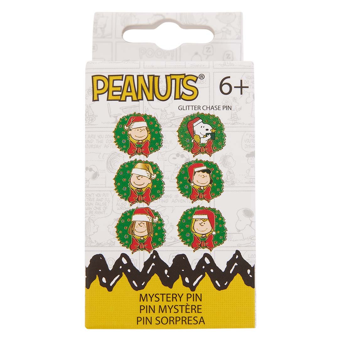 Loungefly Peanuts Snoopy and Friends Holiday Mystery Box Pins