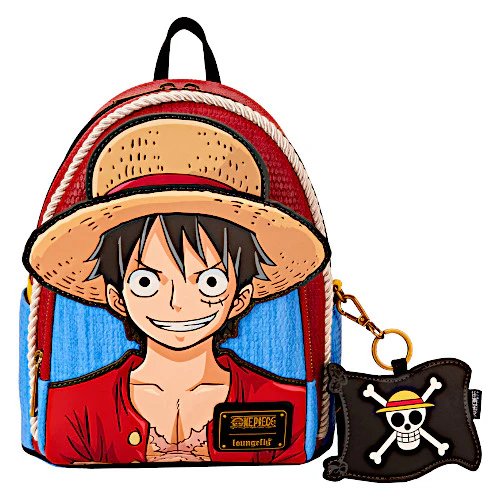 Loungefly NYCC 2024 One Piece Straw Hat Luffy Mini Backpack