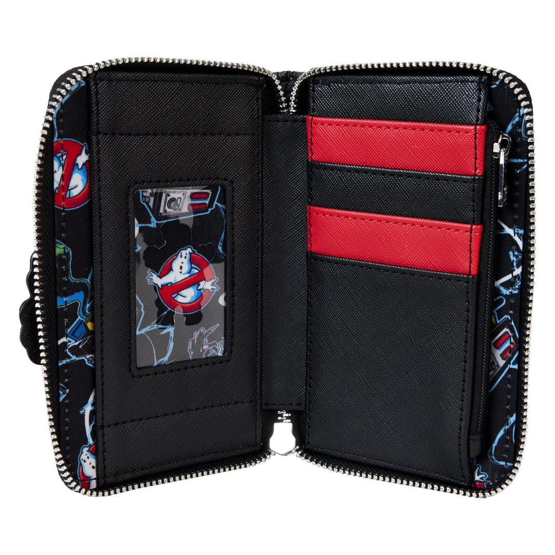 Loungefly Sony Ghostbusters Ecto-1 Glow Zip Around Wallet