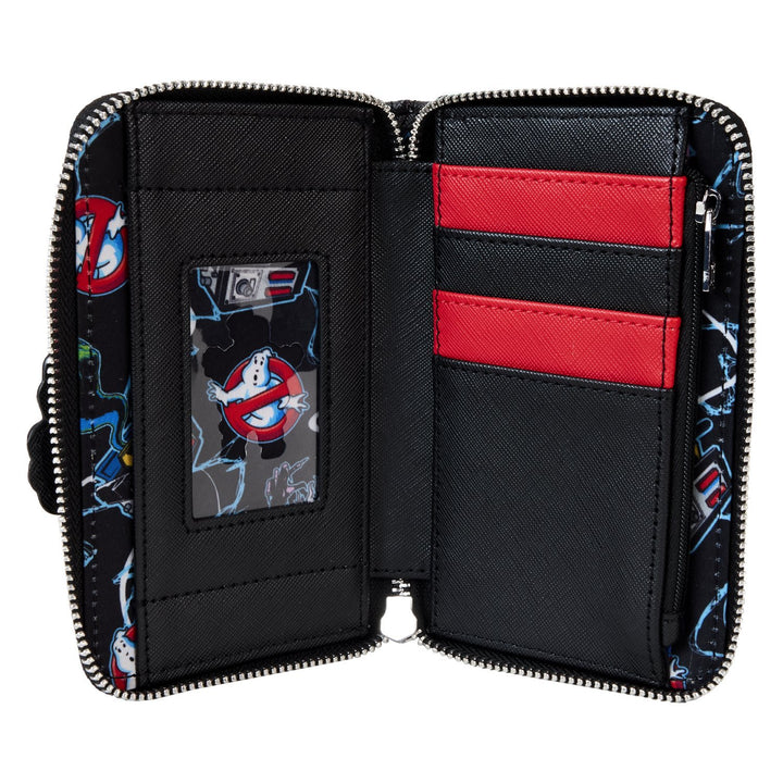 Loungefly Sony Ghostbusters Ecto-1 Glow Zip Around Wallet