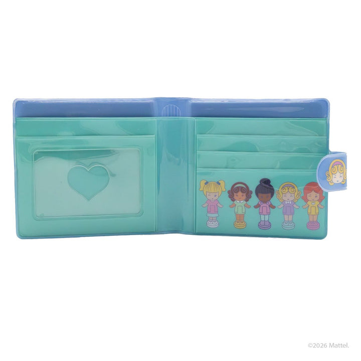Whatever Makes You Happy Polly Pocket Padded Vinyl Snap Wallet