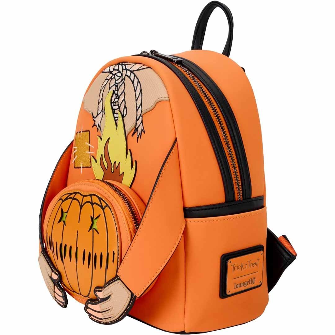 Loungefly Legendary Pictures Trick 'R Treat Flaming Head Sam Mini Backpack