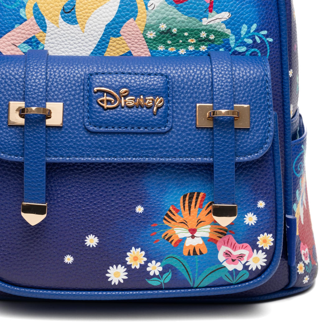Wondapop Disney Alice In Wonderland Garden Tea Party 11" Vegan Leather Mini Daypack