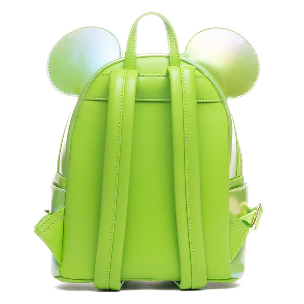 Loungefly Disney The Minnie Mouse Classic Series Mini Backpack: Emerald Iridescent  - 707 Street Exclusive