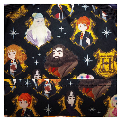 Loungefly Warner Brothers Harry Potter Hogwarts All-Over Print Mini Backpack