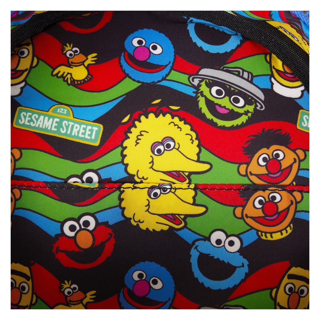 Sesame Street Lenticular Retro TV Triple Lenticular Crossbody Bag