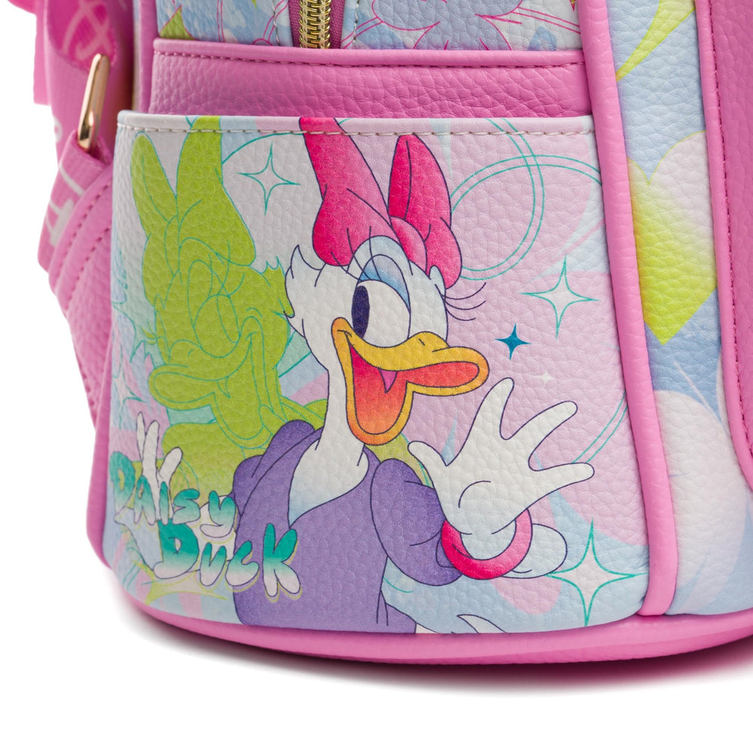 Wondapop Disney Minnie Mouse Bow Era 11" Vegan Leather Fashion Mini Backpack