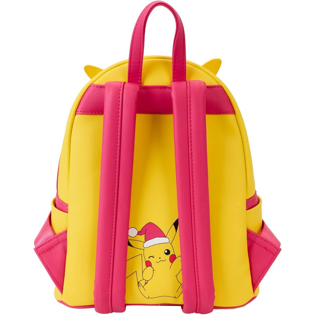 Loungefly Pokemon Santa Pikachu Christmas Lights Light Up Mini Backpack