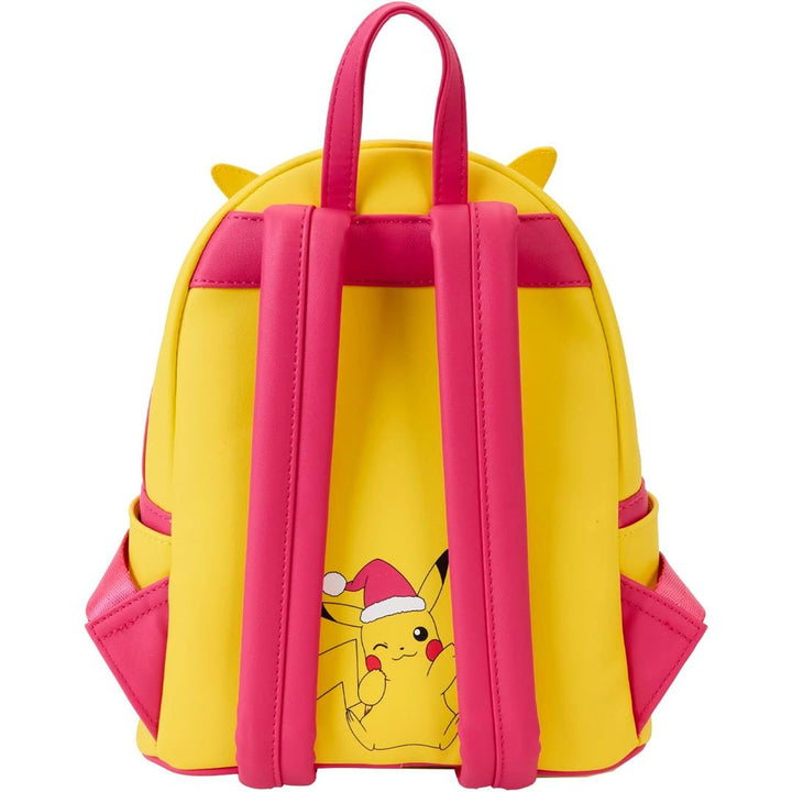 Loungefly Pokemon Santa Pikachu Christmas Lights Light Up Mini Backpack