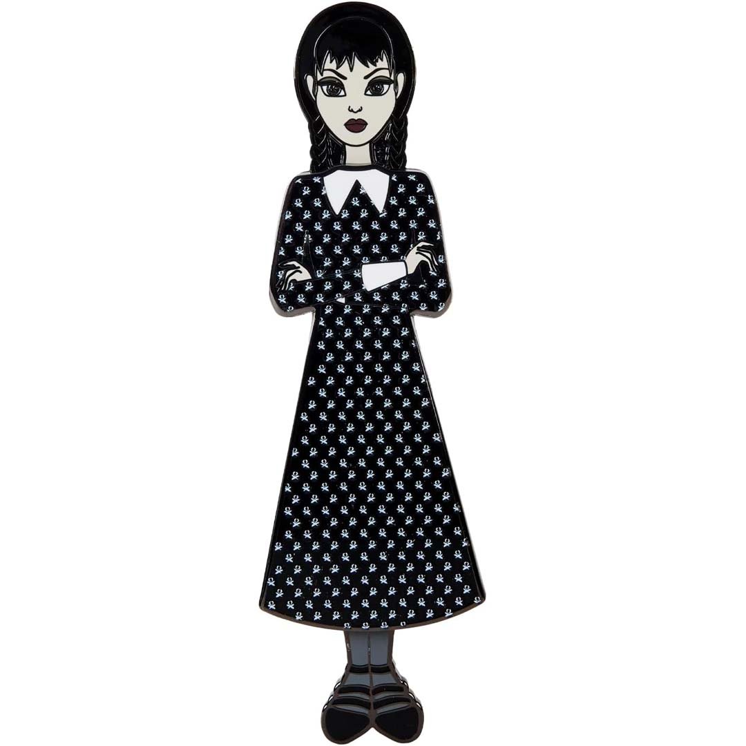 Loungefly MGM Wednesday Addams Paper Doll Pin