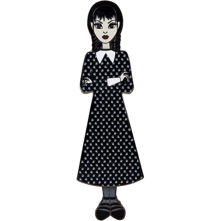 Loungefly MGM Wednesday Addams Paper Doll Pin