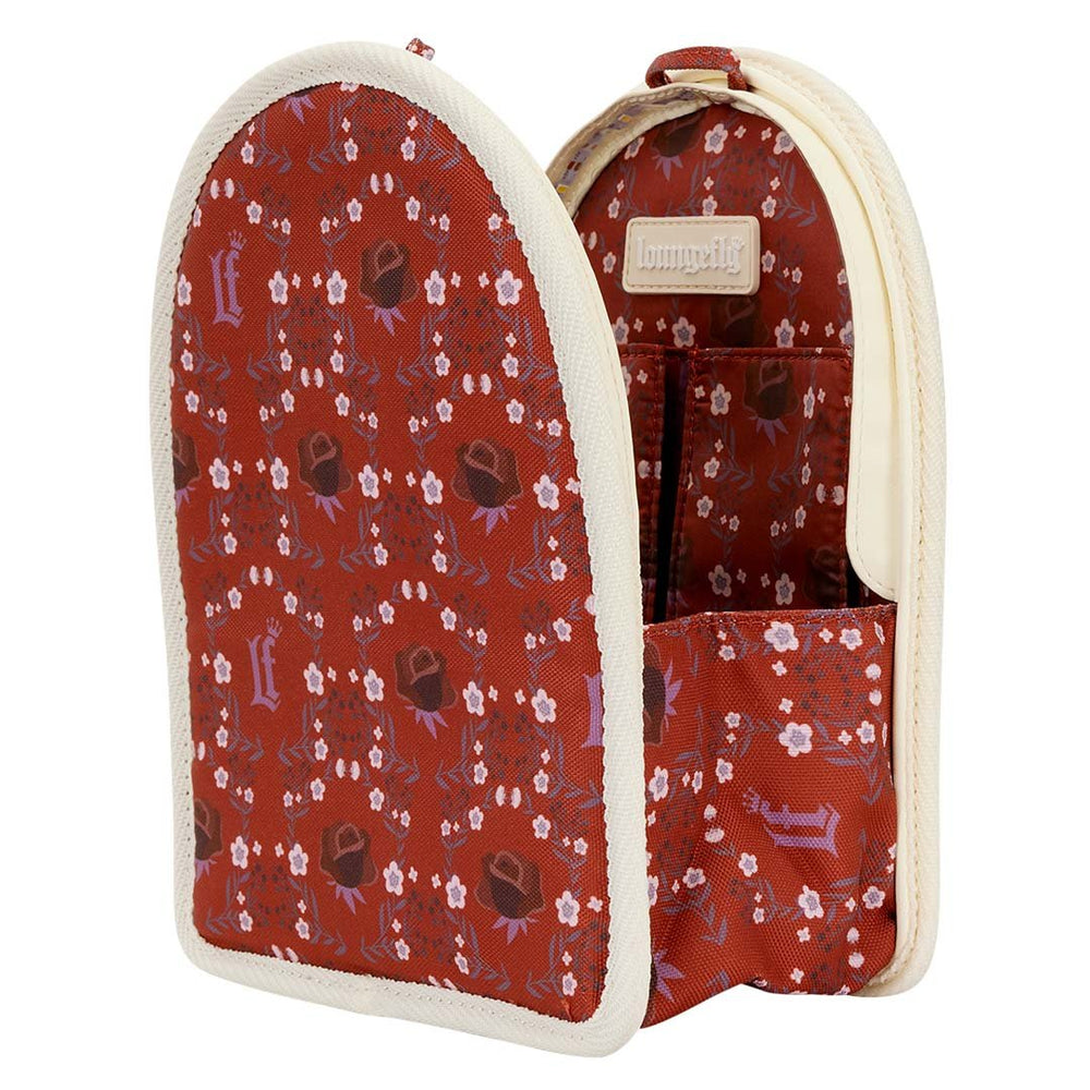 Loungefly Cream & Red Floral Light-Up Mini Backpack Bag Organizer Insert