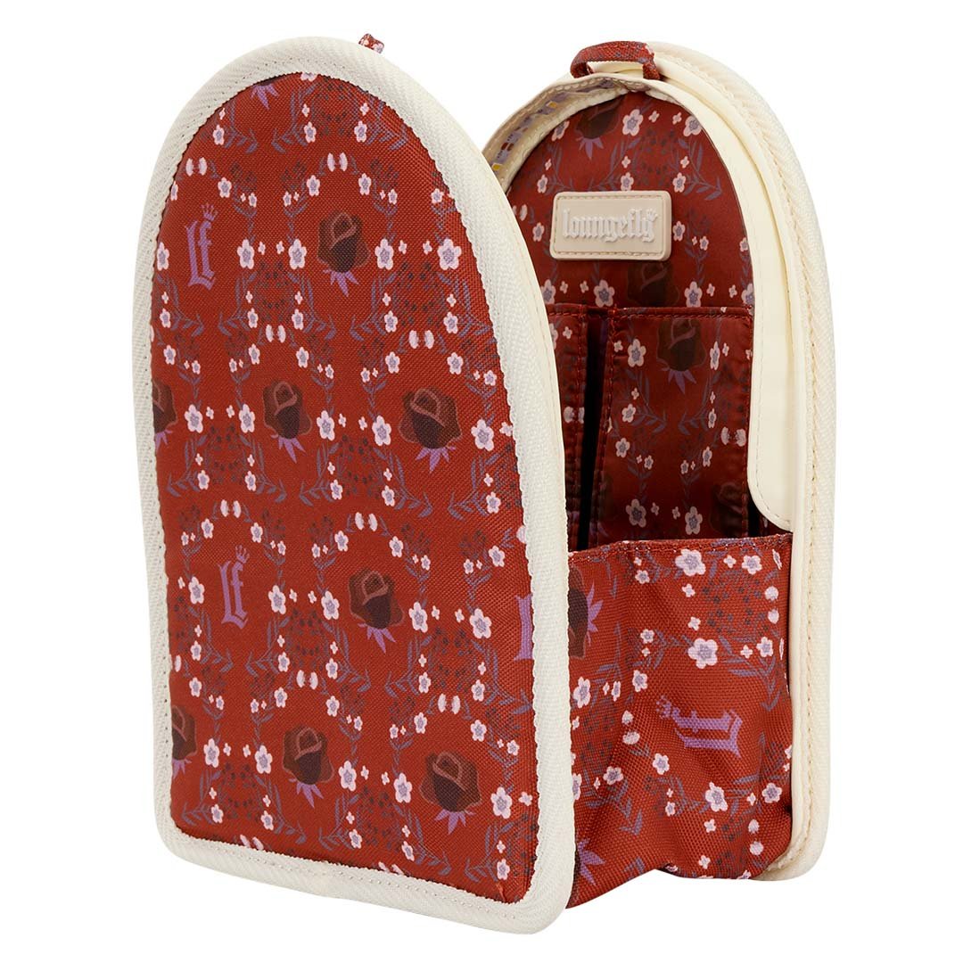 Loungefly Cream &amp; Red Floral Light-Up Mini Backpack Bag Organizer Insert