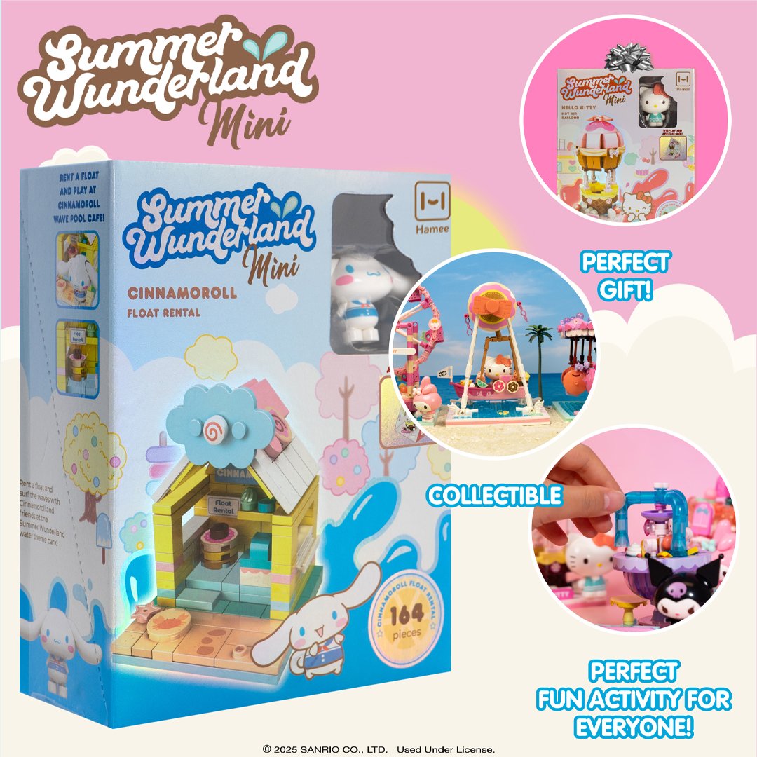 Hamee Sanrio Building Blocks Summer Wunderland - Cinnamoroll Float Rental