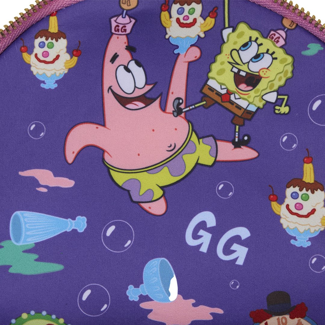 Loungefly Nickelodeon Spongebob Squarepants &amp; Patrick Star Goofy Goober Light Up Mini Backpack