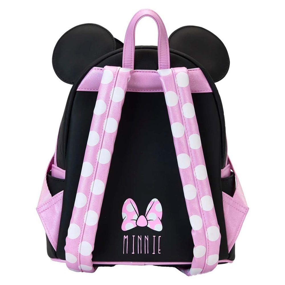 Loungefly Disney Minnie Mouse Floral Rock the Dots Mini Backpack