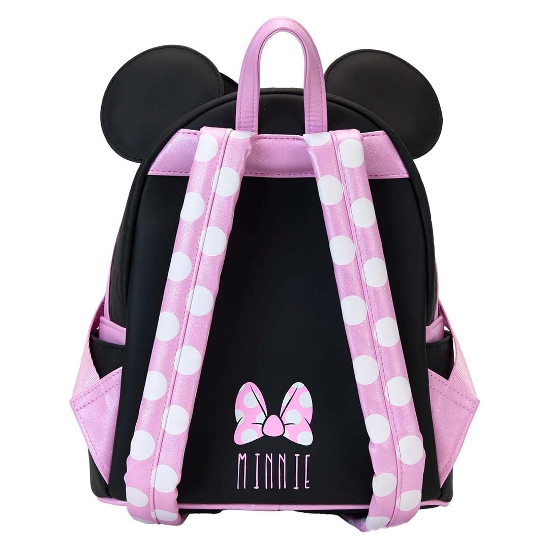 Loungefly Disney Minnie Mouse Floral Rock the Dots Mini Backpack