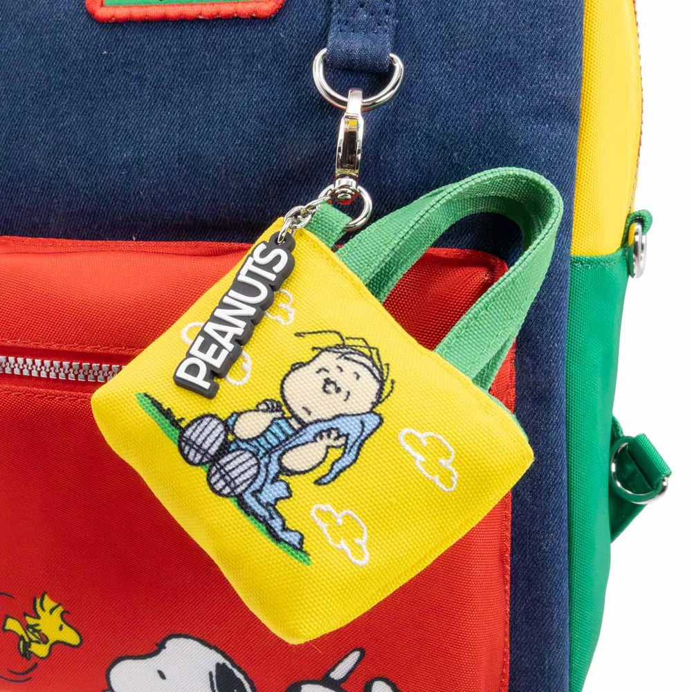 Whatever Makes You Happy Peanuts 75th Anniversary Mystery Box “In Clouds” Mini Tote Bag Charms