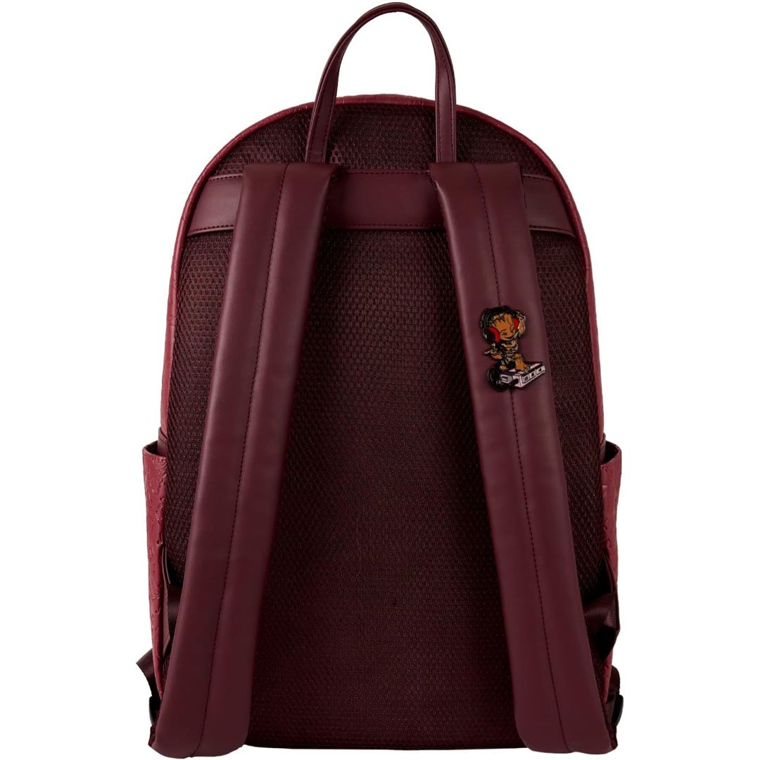 Loungefly Marvel Guardians of the Galaxy Groot Mixtape All-Over Print Full-Size Backpack