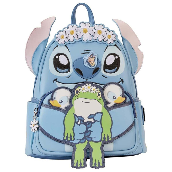 Loungefly Disney Lilo and Stitch Springtime Stitch Cosplay Mini Backpack