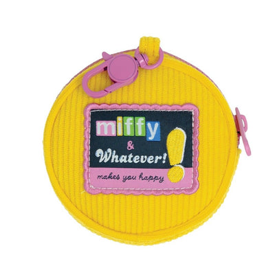 Whatever Makes You Happy Miffy Flower Corduroy Coin Bag Charm