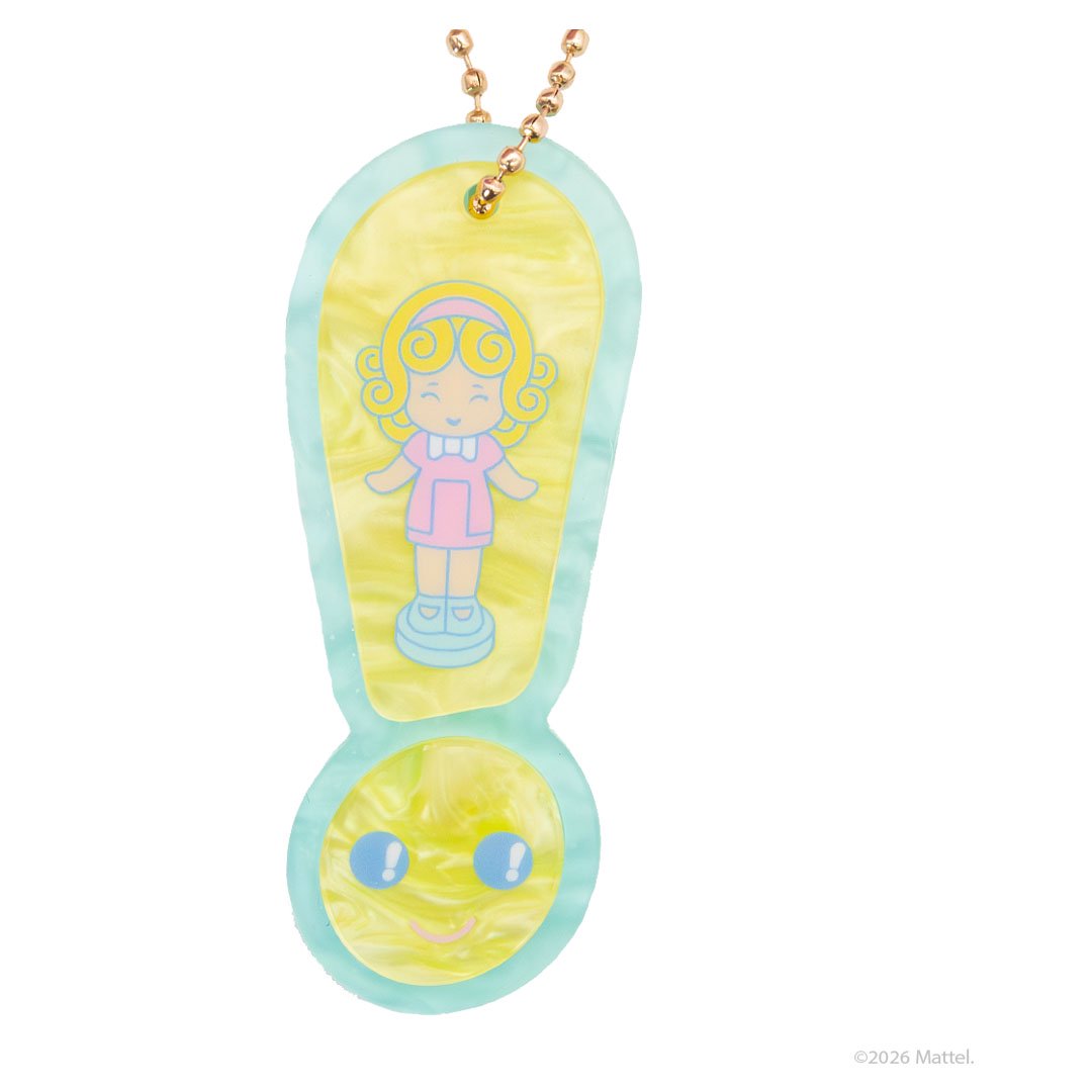 Whatever Makes You Happy Polly Pocket Oversized Heart Shaped Padded Nylon Tote Bag