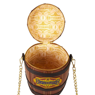 Loungefly Warner Brothers Harry Potter Butterbeer Barrel Scented Figural Crossbody Bag