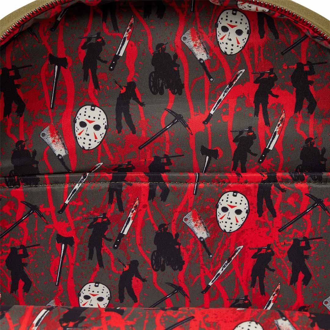 Loungefly Warner Bros Friday the 13th Full-Size Backpack