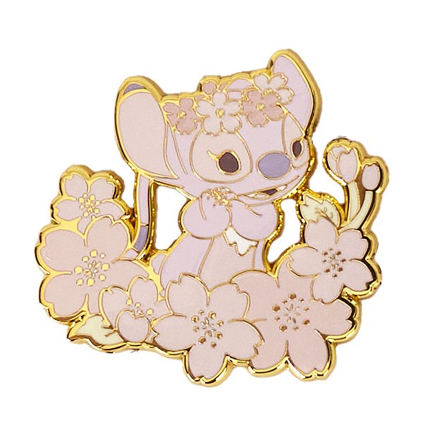 Loungefly Disney Stitch &amp; Angel Cherry Blossom Mystery Box Pin