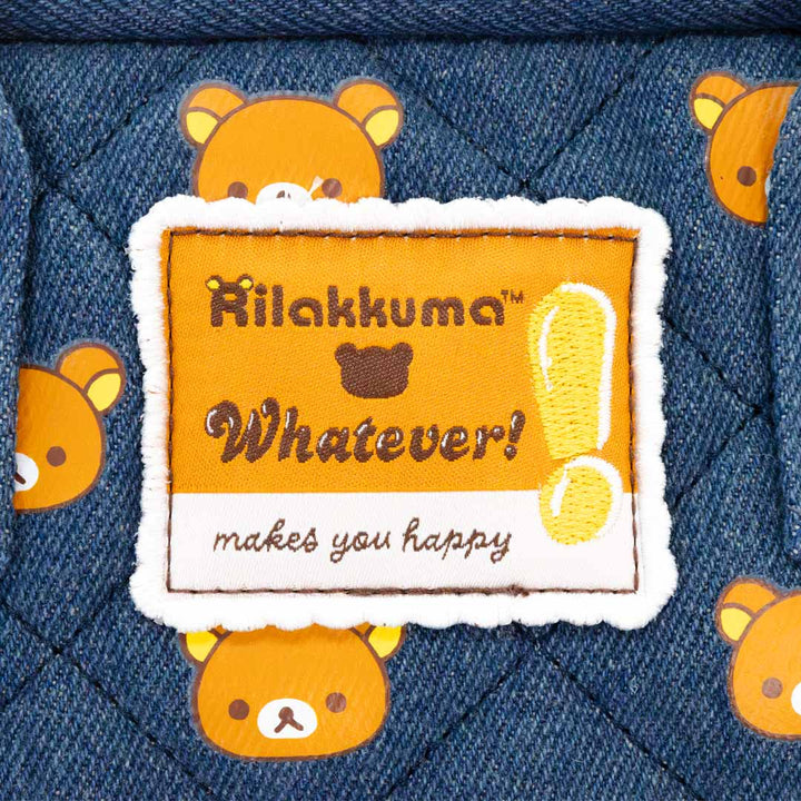 Whatever Makes You Happy Rilakkuma Quilted Reversable Convertible Square Bag