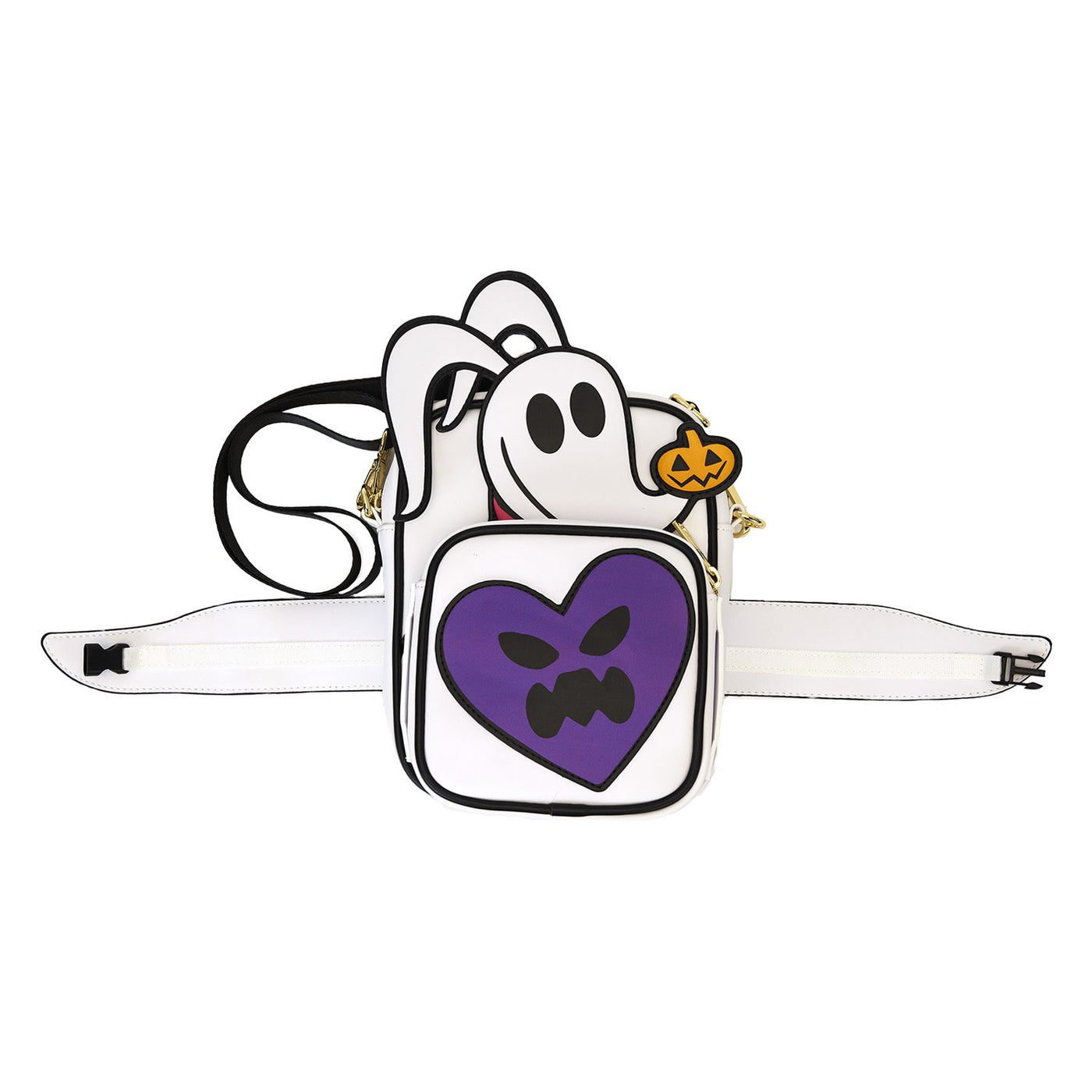 Loungefly Disney The Nightmare Before Christmas Zero Crossbuddies® Cosplay Crossbody Bag With Coin Bag