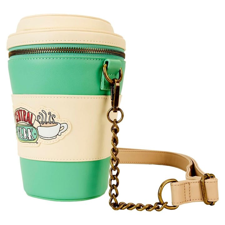Loungefly Warner Brothers Friends Central Perk To-Go Coffee Cup Figural Scented Crossbody Bag