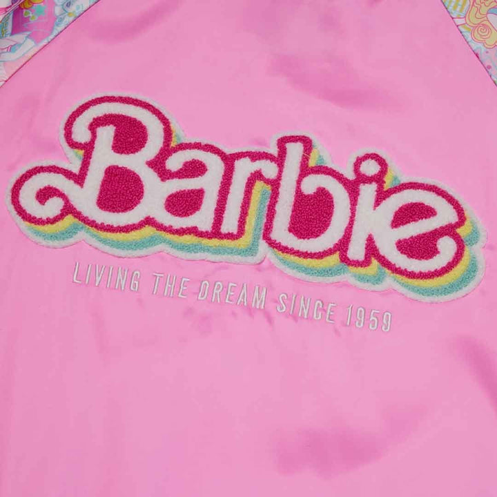 Loungefly Mattel Barbie 65th Anniversary Bomber Jacket - Front