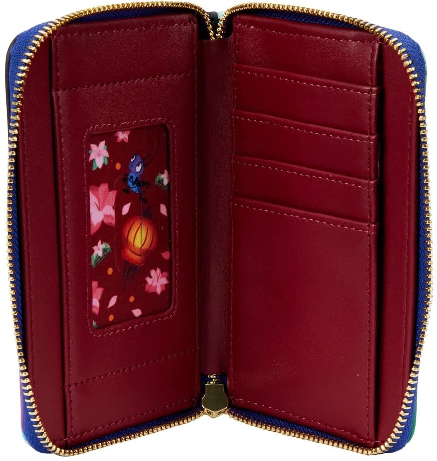 Loungefly Disney Mulan Castle Series Zip-Around Wallet
