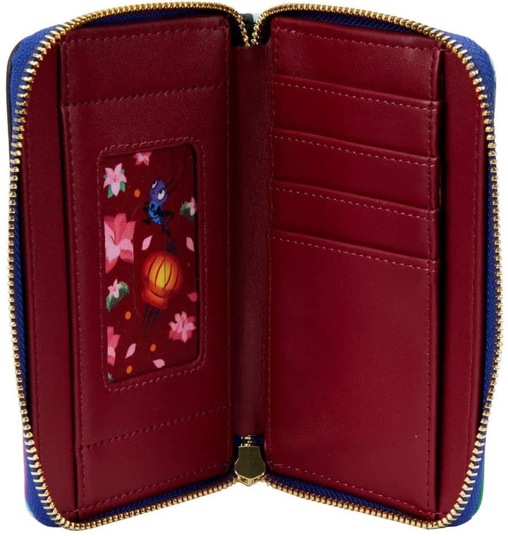 Loungefly Disney Mulan Castle Series Zip-Around Wallet