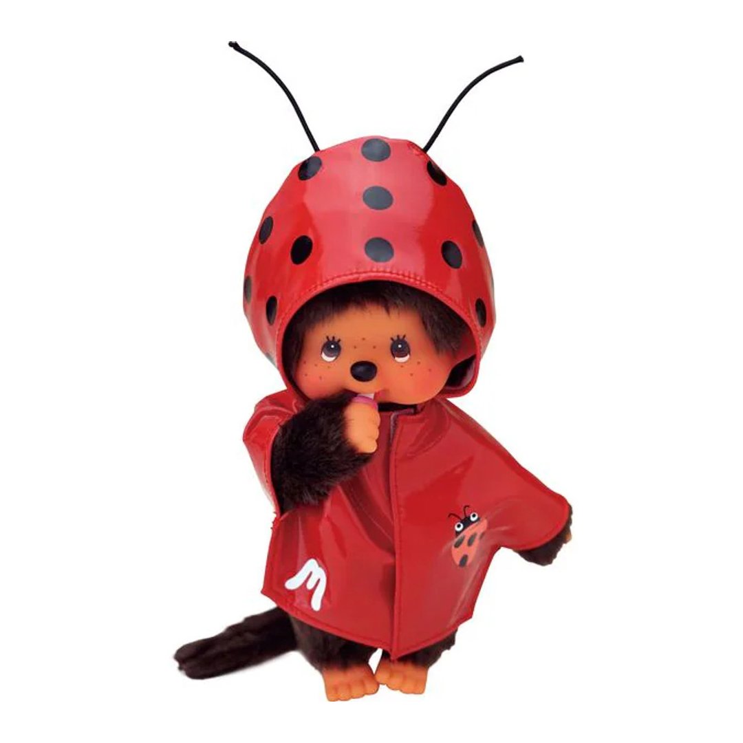 Monchhichi Ladybug Raincoat Plush Toy