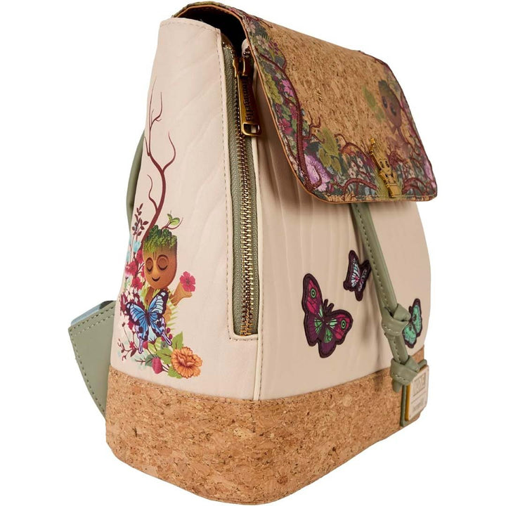 Loungefly Marvel Guardians of the Galaxy Floral Groot Drawstring Mini Backpack