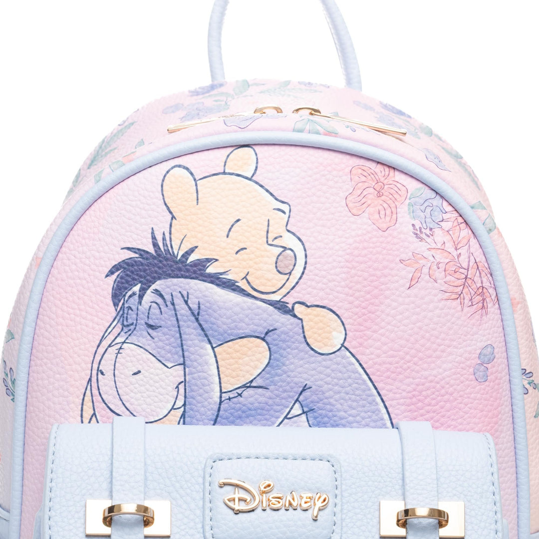Wondapop Disney Winnie the Pooh and Friends Forget Me Not 11" Vegan Leather Fashion Mini Backpack