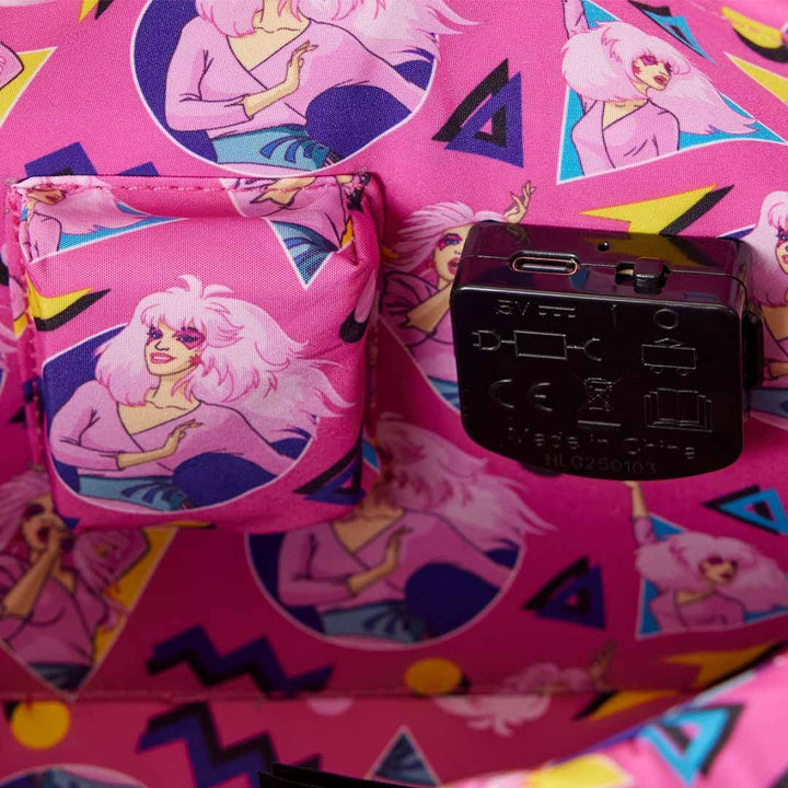 Loungefly Hasbro Jem and the Holograms Figural Keytar Crossbody Bag
