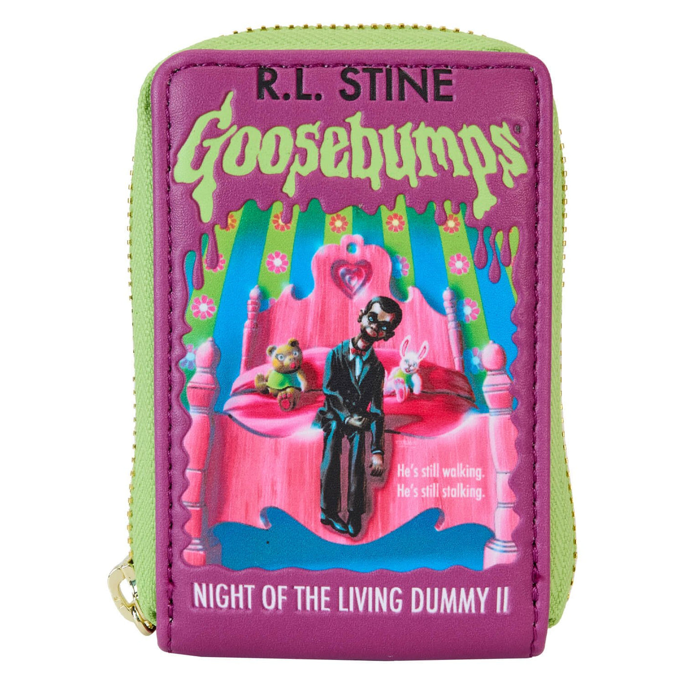 Loungefly Sony Goosebumps Night of the Living Dummy Accordion Wallet - front