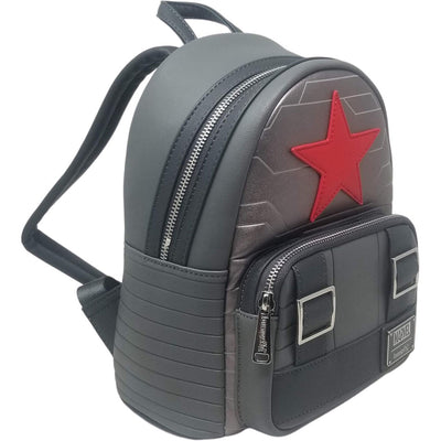 Loungefly Marvel Winter Soldier Cosplay Mini Backpack