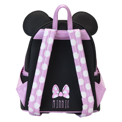 Loungefly Disney Minnie Mouse Floral Rock the Dots Mini Backpack