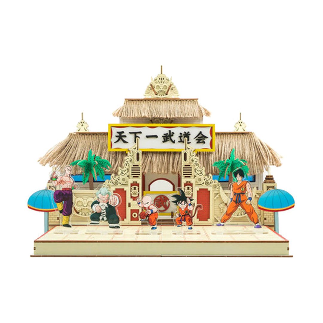 Puremind Dragon Ball Tenkaichi Budokai Wood Construction Set with Acrylic Figures