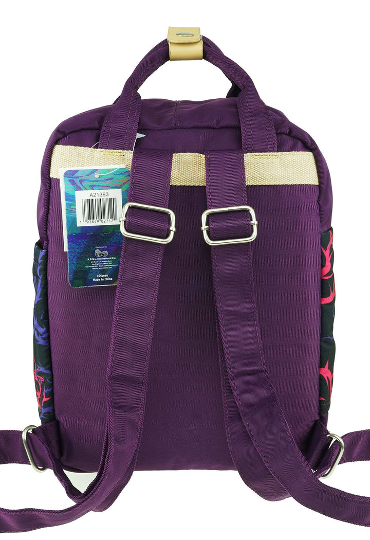 KBNL Disney Maleficent 12" Nylon Mini Backpack - Back