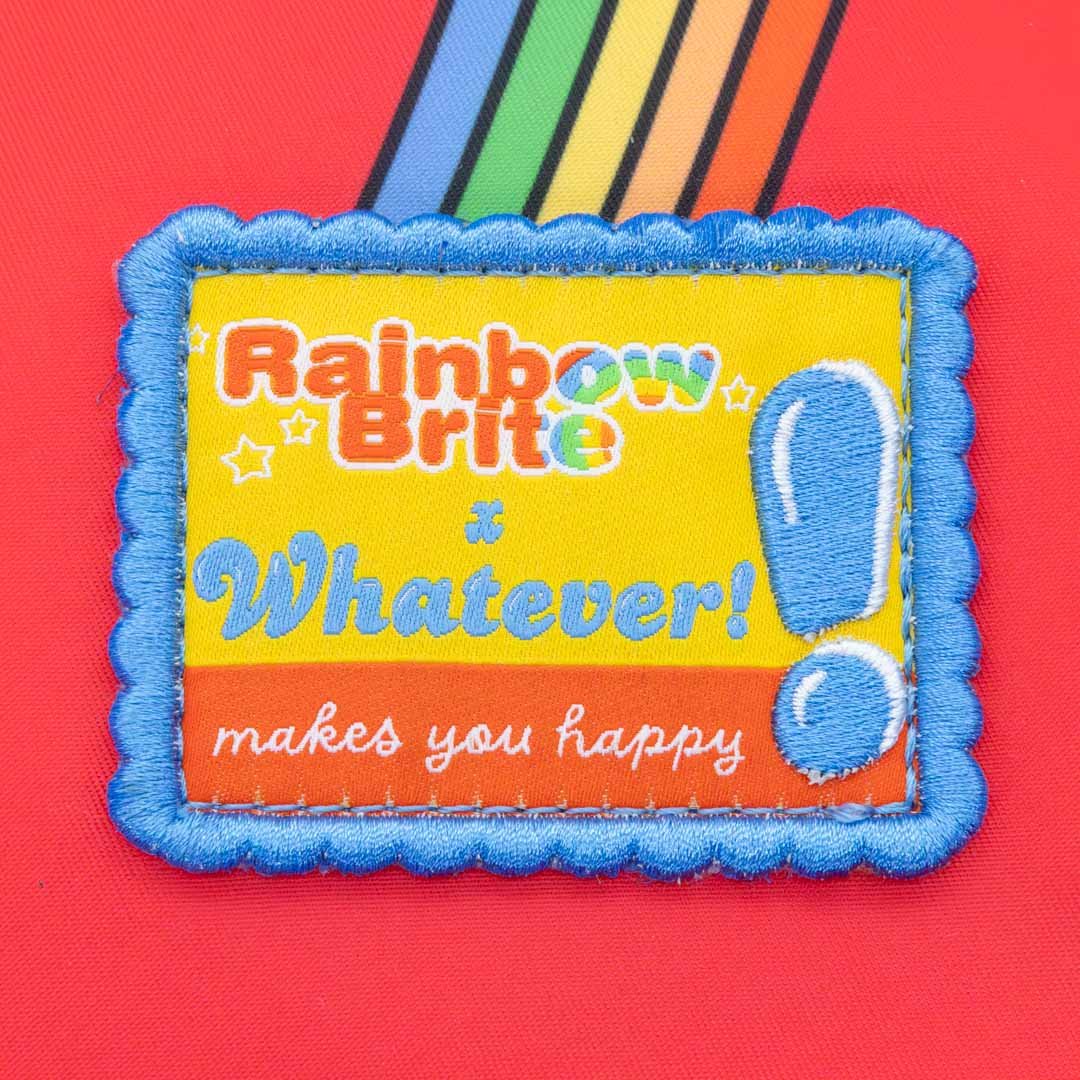 Whatever Makes You Happy Rainbow Brite Puffy Nylon Die Cut Tote Bag