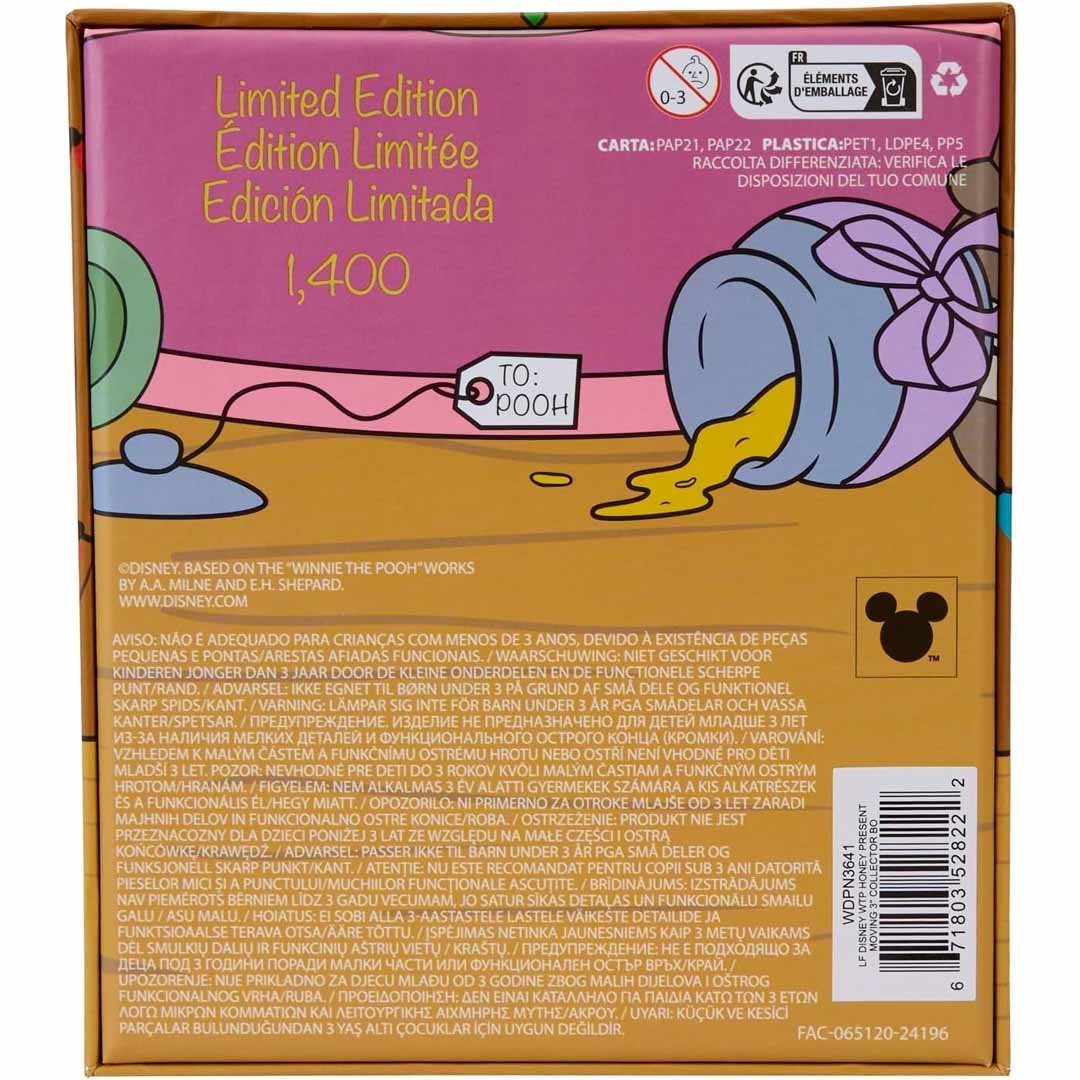 Loungefly Disney Winnie The Pooh Honey Present 3" Collector Box Sliding Pin